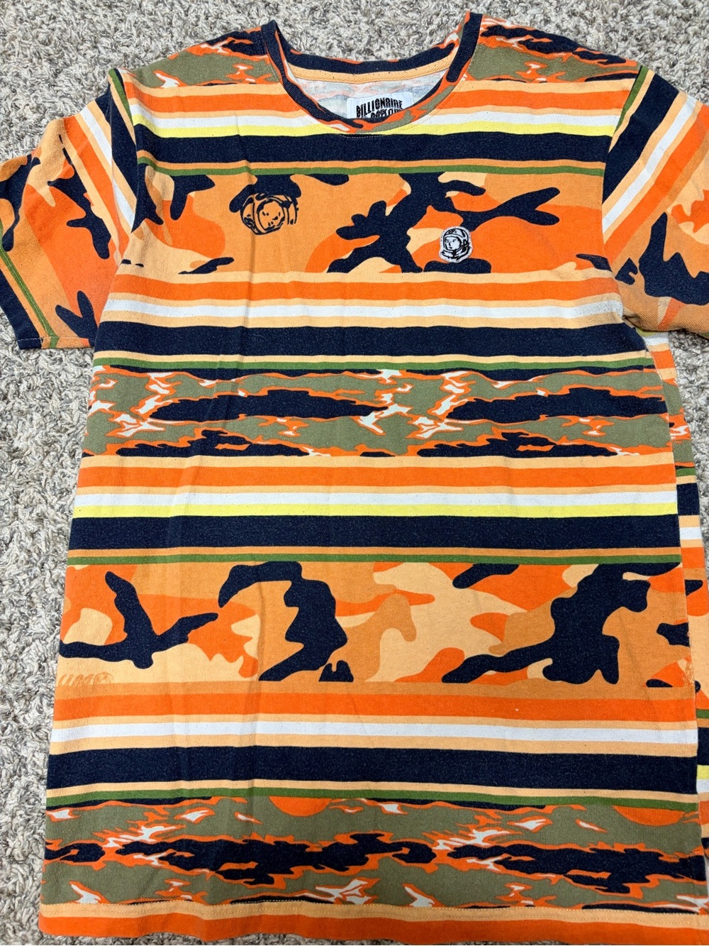 Billionaire Boys Camo Astronaut Shirt Size M
